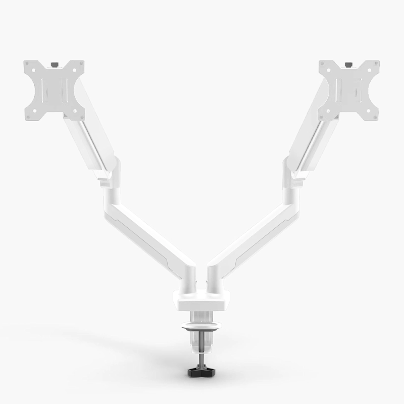 SOPORTE MONITOR ESCRITORIO DOBLE BLANCO FORM - 1