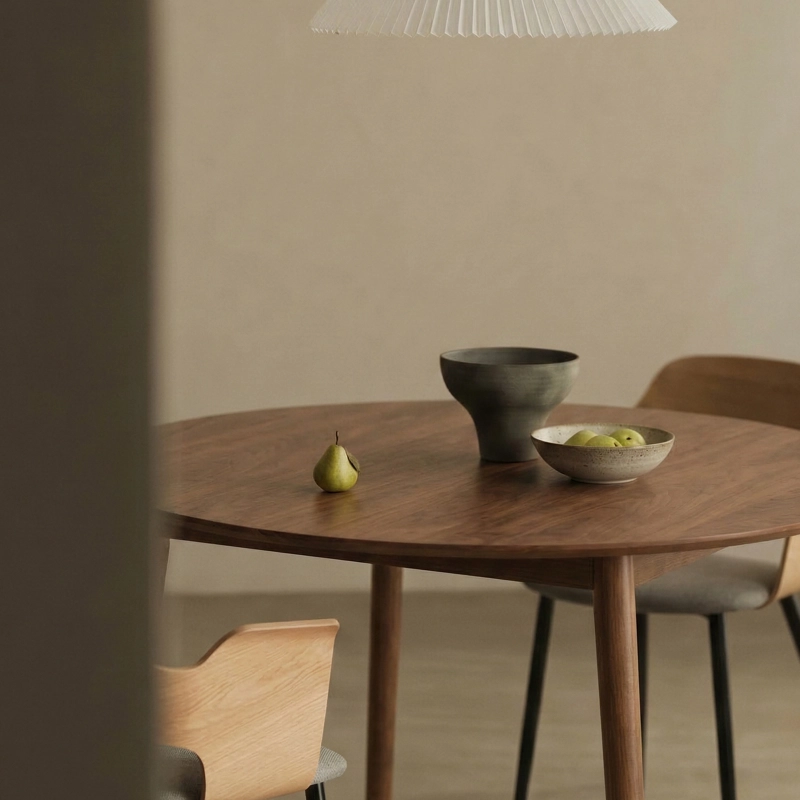 MESA COMEDOR EXTENSIBLE MONTREUX 115 NOGAL FORM - 2