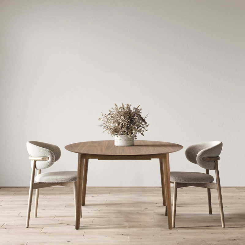 MESA COMEDOR EXTENSIBLE MONTREUX 115 NOGAL FORM - 9