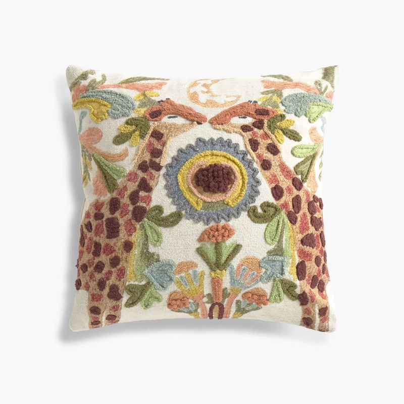FUNDA COJIN JIRAFA 45X45 FORM - 1