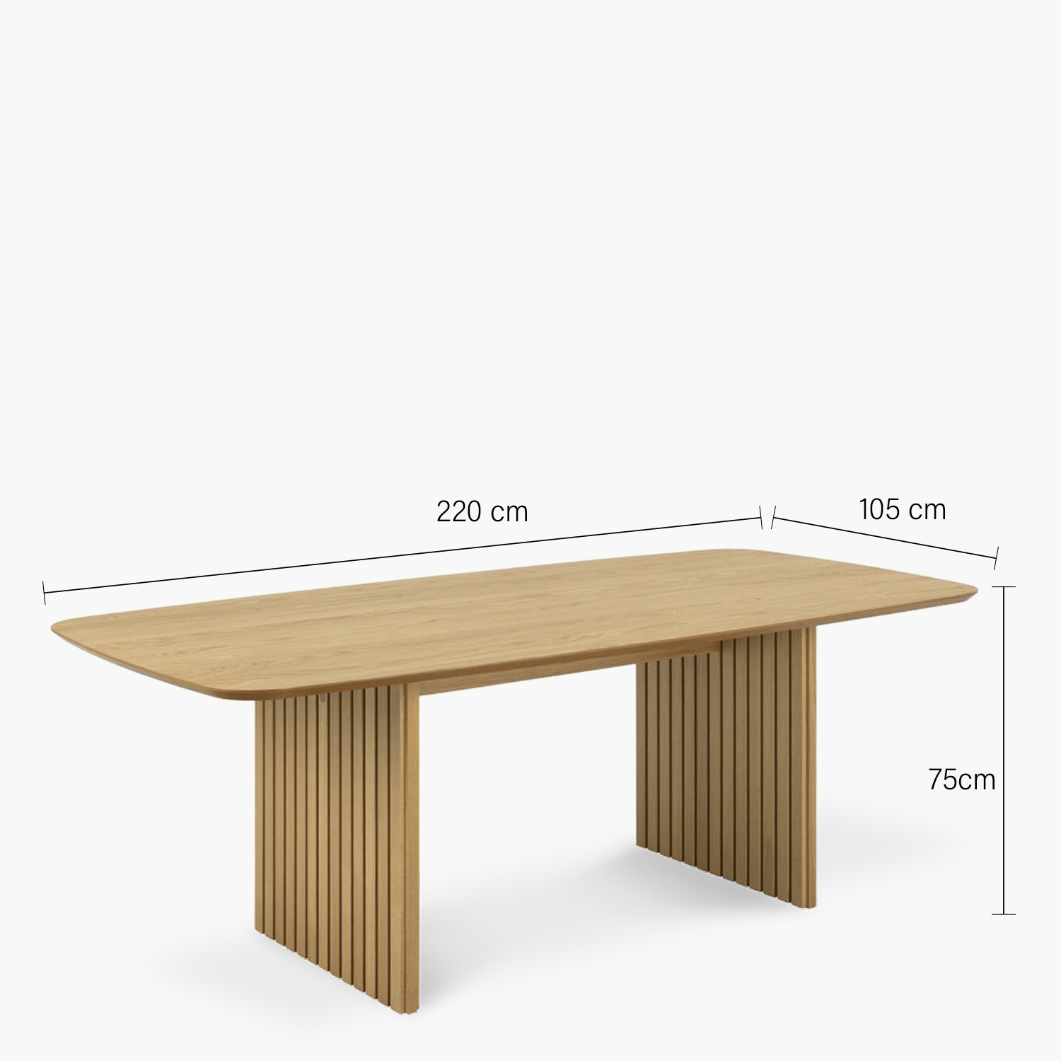 MESA COMEDOR CHRIS RECTANGULAR NATURAL FORM - 7