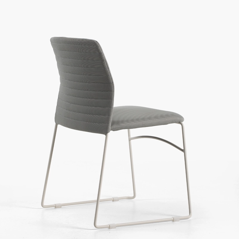 SILLA OFICINA VISITA TAIPEI GRIS/BLANCO FORM - 4