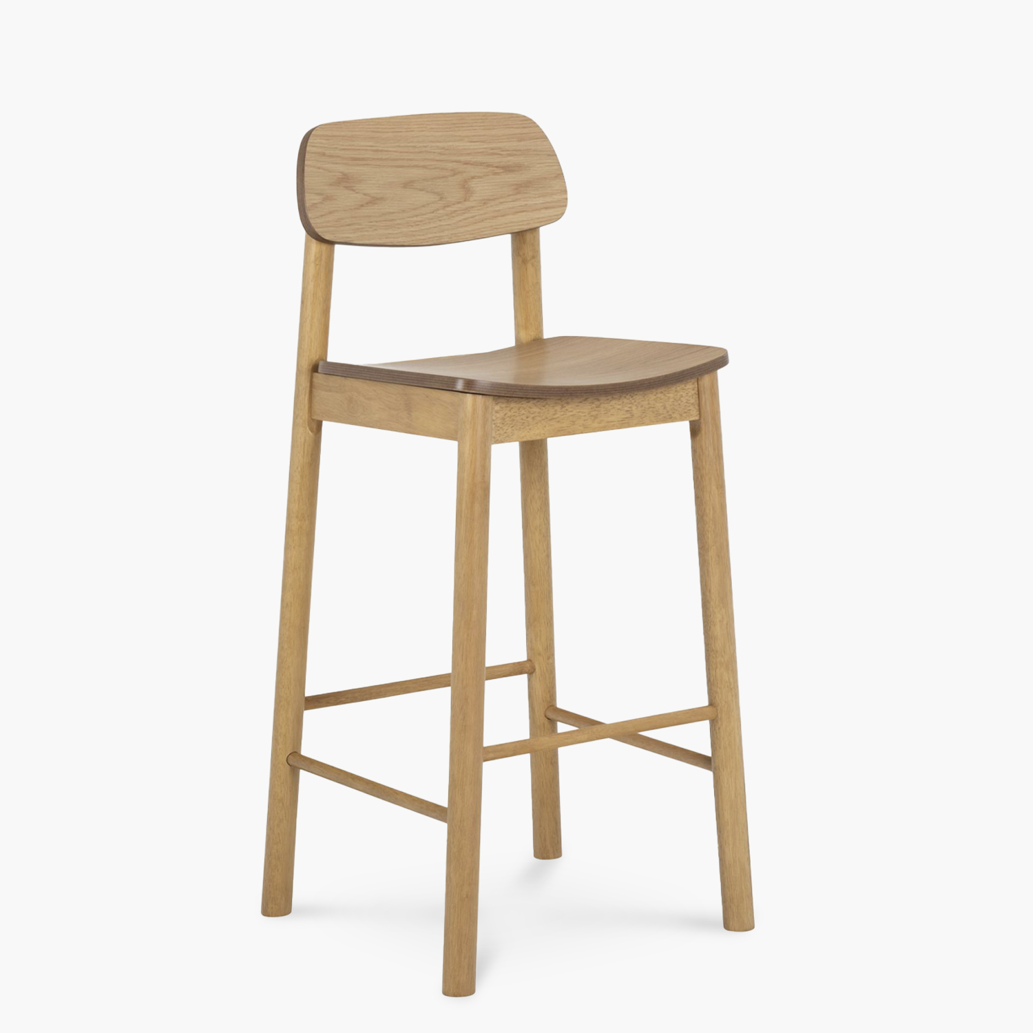 PACK 2 TABURETE MADERA OWEN NATURAL FORM - 3