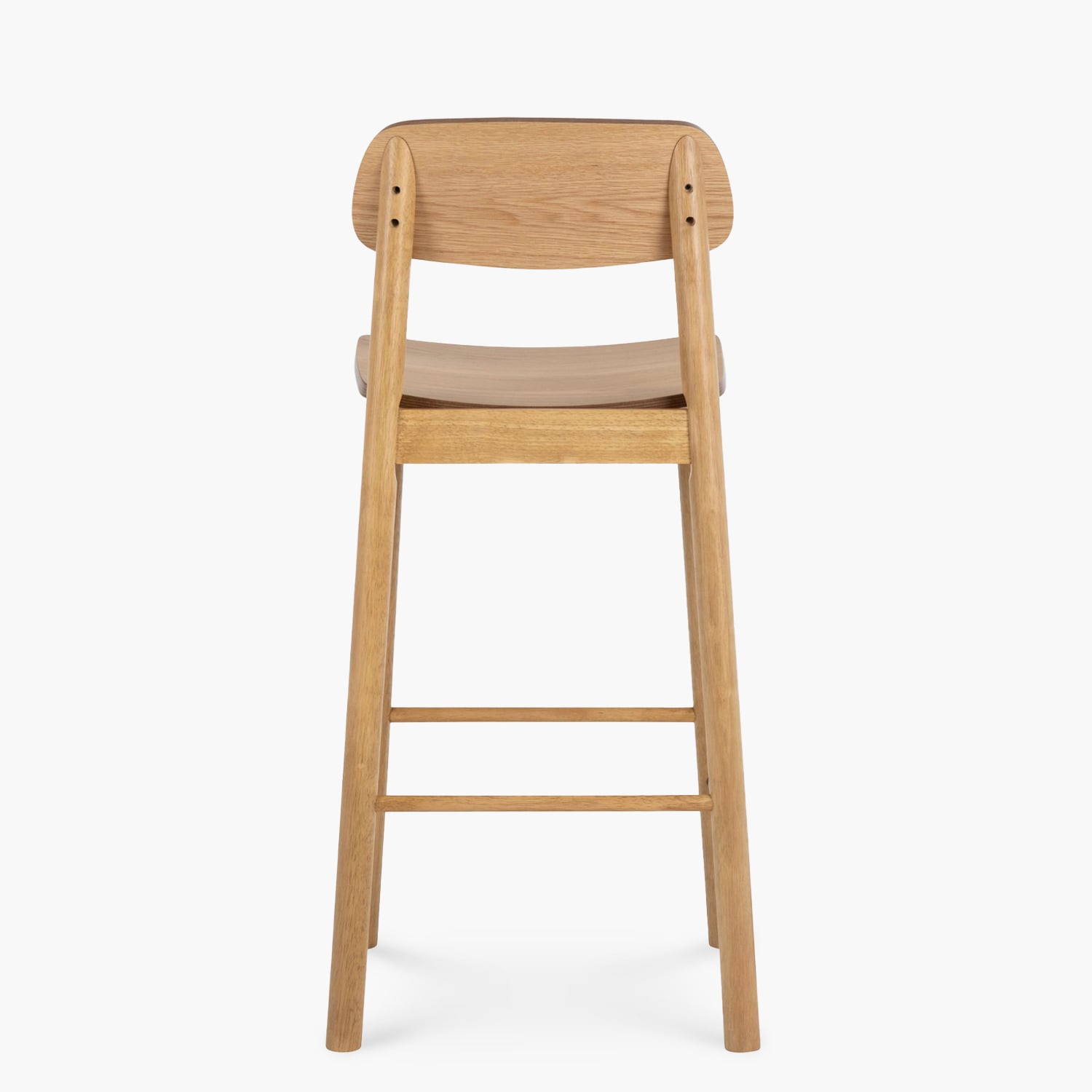 PACK 2 TABURETE MADERA OWEN NATURAL FORM - 5