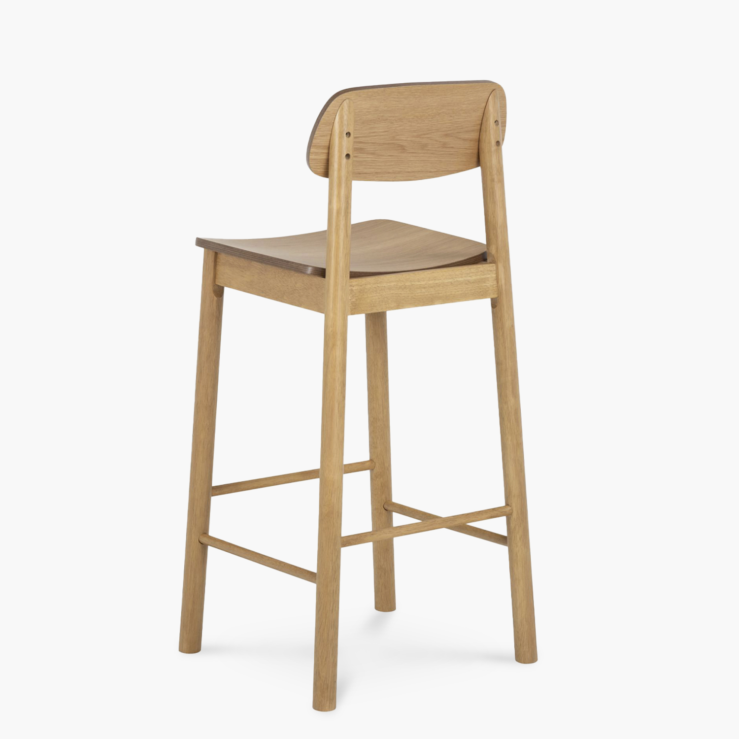PACK 2 TABURETE MADERA OWEN NATURAL FORM - 6