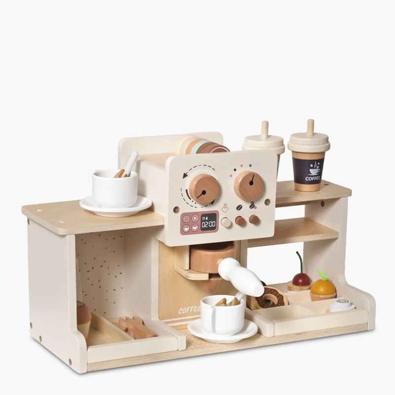 CAFETERA INFANTIL DE MADERA MULTICOLOR FORM - 2