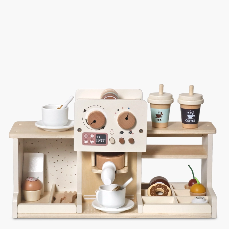 CAFETERA INFANTIL DE MADERA MULTICOLOR FORM - 3