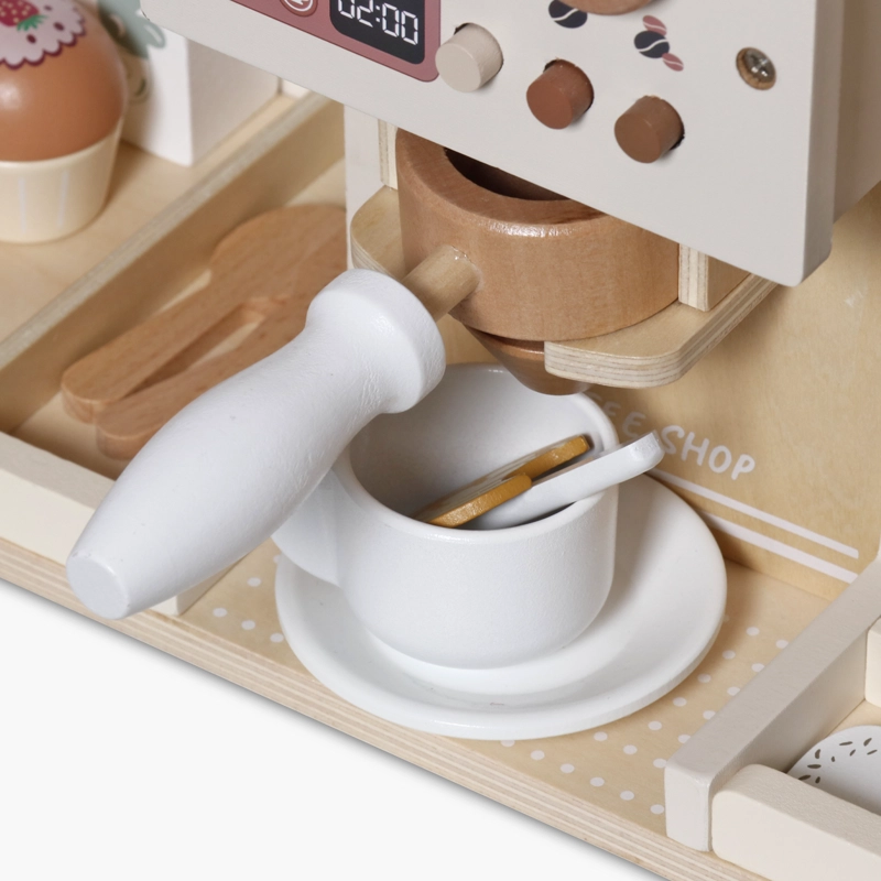 CAFETERA INFANTIL DE MADERA MULTICOLOR FORM - 6