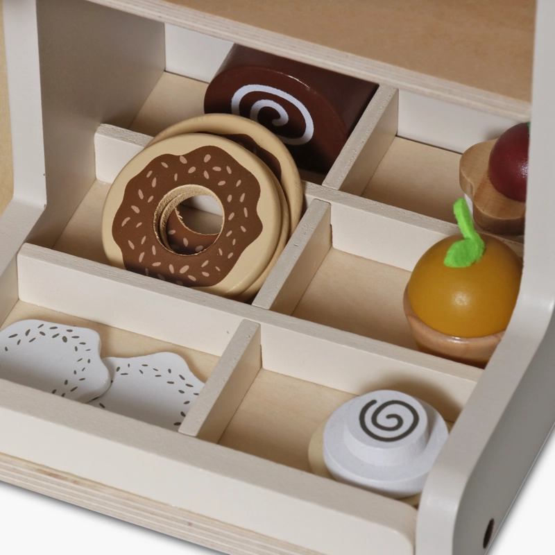 CAFETERA INFANTIL DE MADERA MULTICOLOR FORM - 7
