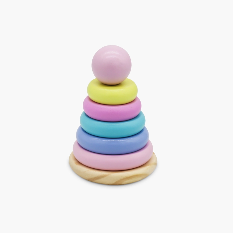 SET INFANTIL DE MADERA JOSEFA ROSADO FORM - 3