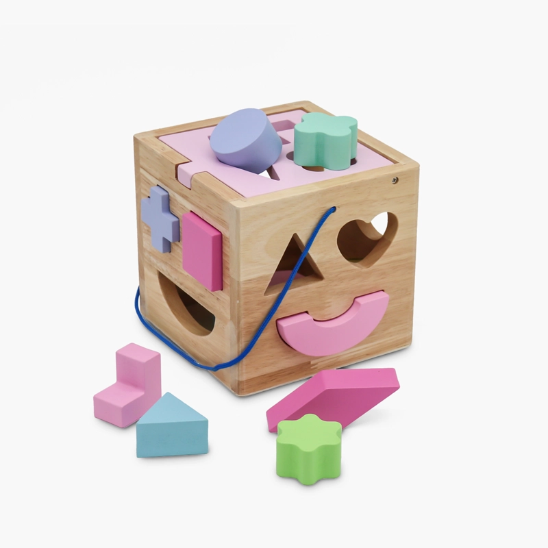 SET INFANTIL DE MADERA JOSEFA ROSADO FORM - 4