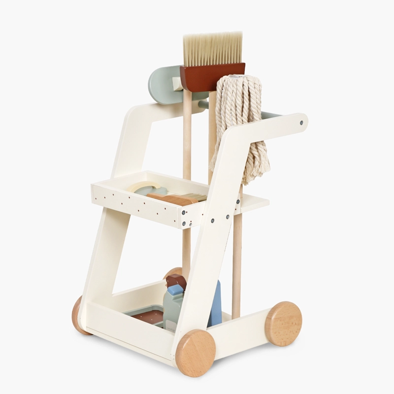 SET DE LIMPIEZA INFANTIL DE MADERA MULTICOLOR FORM - 2