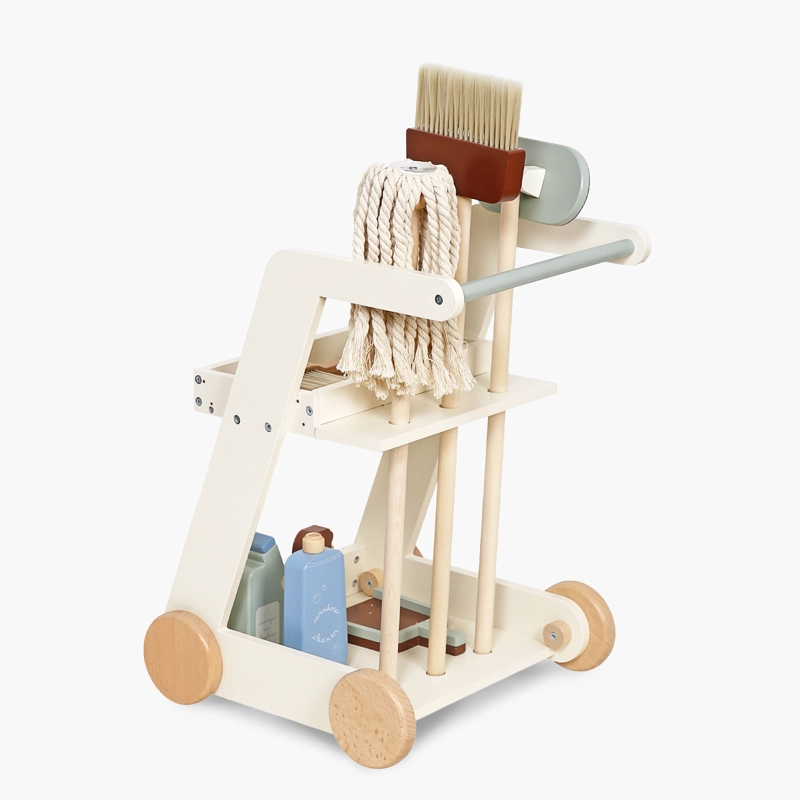 SET DE LIMPIEZA INFANTIL DE MADERA MULTICOLOR FORM - 3