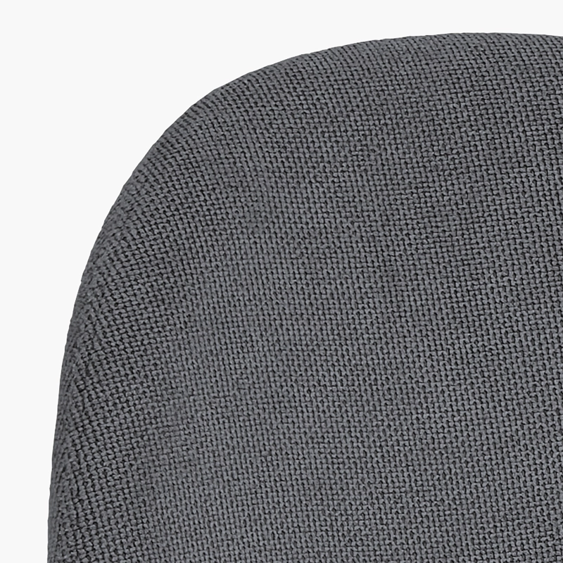 SILLA TAPIZ CLIFF GRIS OSCURO FORM - 8
