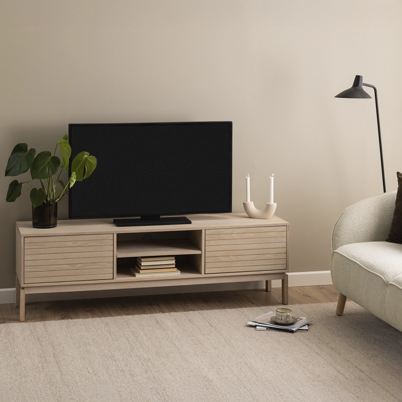 RACK TV LINLEY NATURAL FORM - 2