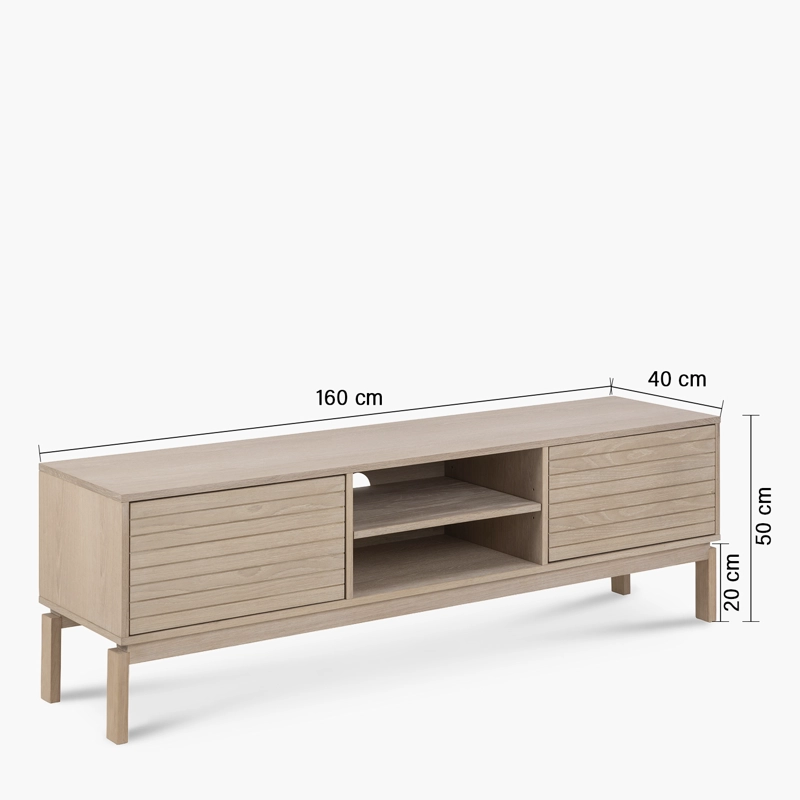 RACK TV LINLEY NATURAL FORM - 9