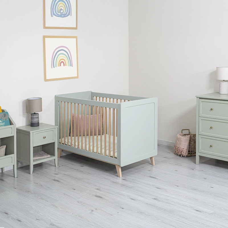 CUNA 2 EN 1 AMALIA VERDE CLARO FORM - 2
