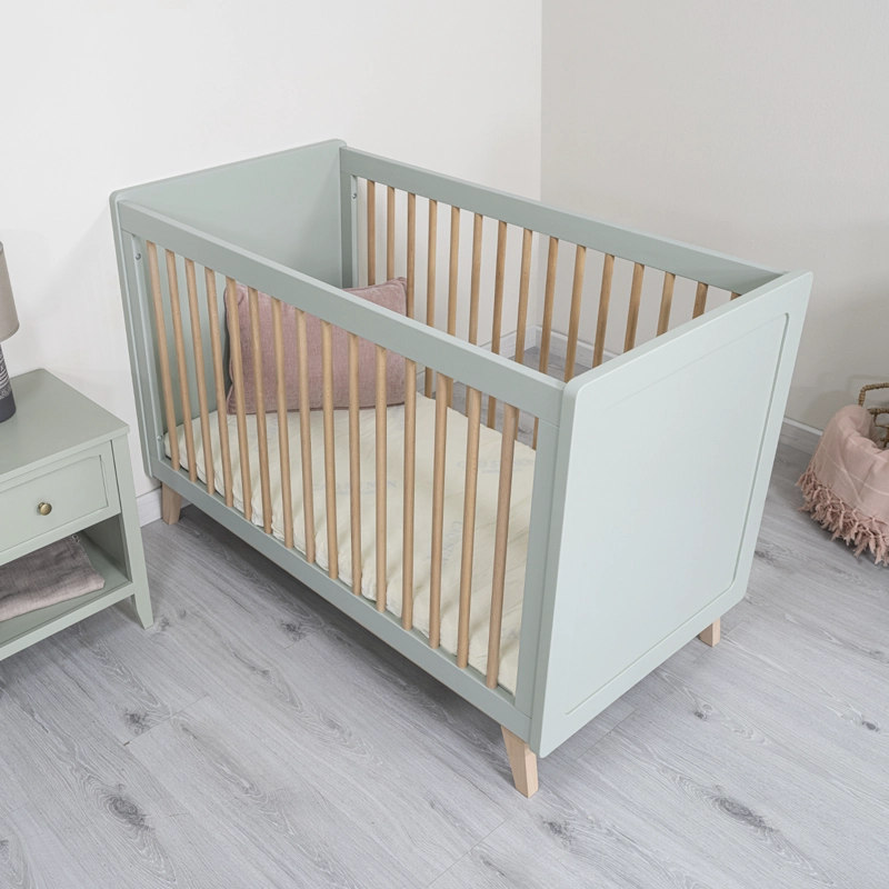 CUNA 2 EN 1 AMALIA VERDE CLARO FORM - 9