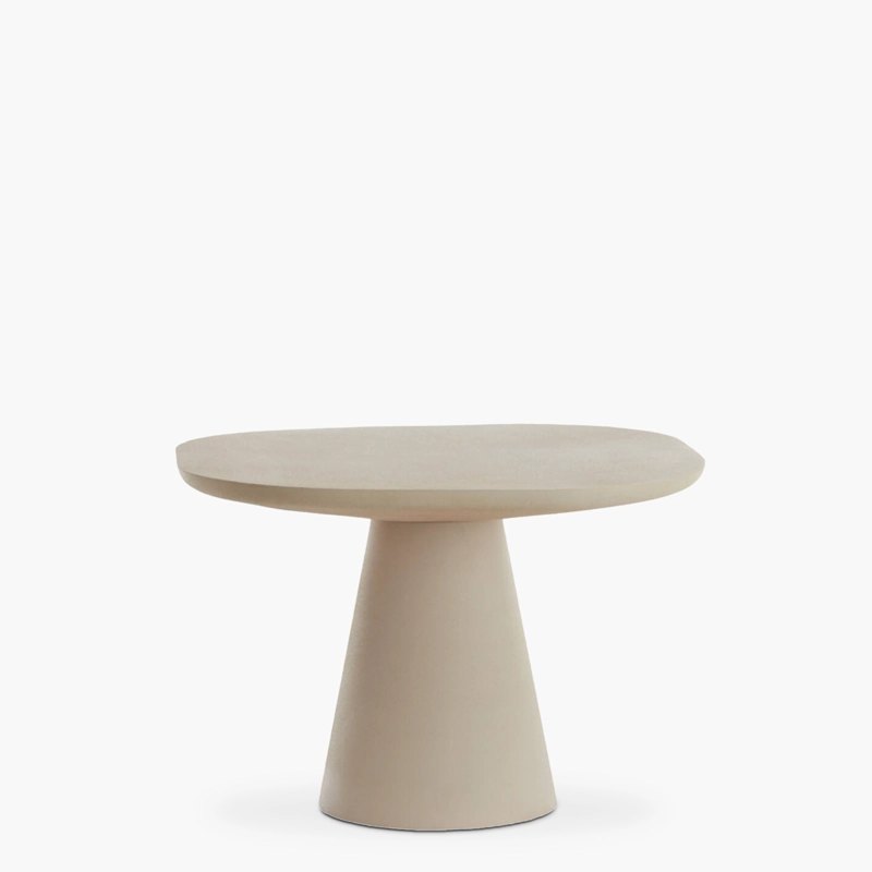 MESA LATERAL ABALA BAJA CREMA FORM - 1