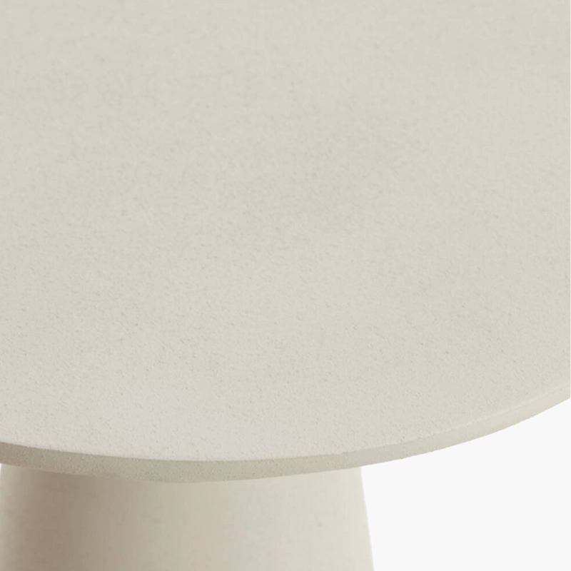 MESA LATERAL ABALA BAJA CREMA FORM - 3