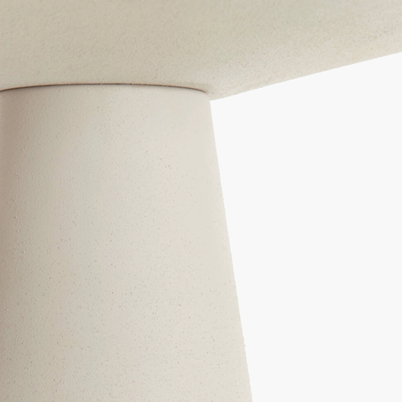 MESA LATERAL ABALA BAJA CREMA FORM - 4