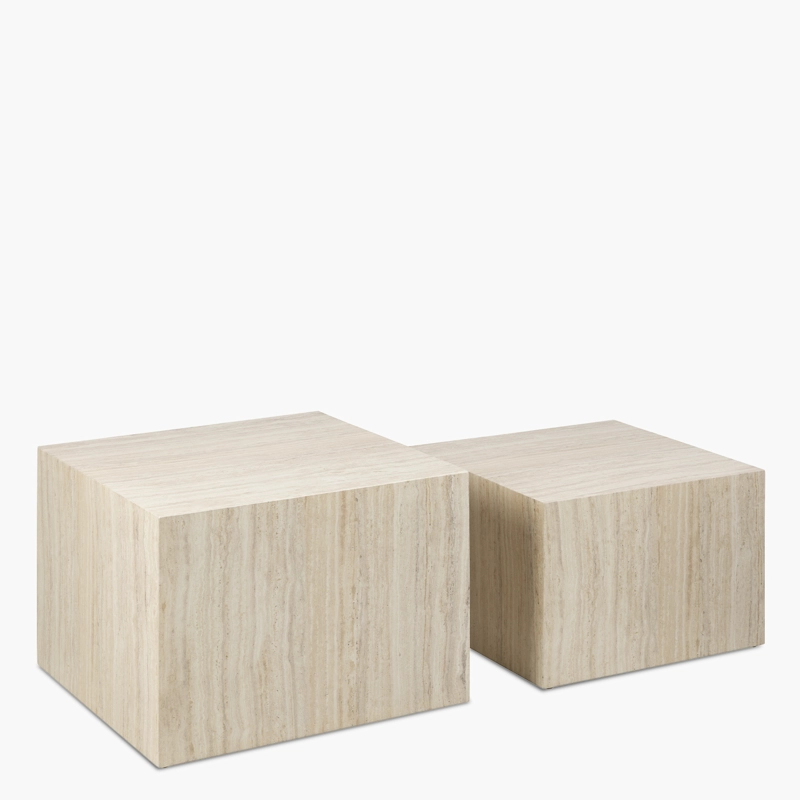 MESA DE CENTRO DICE DUO NATURAL FORM - 1