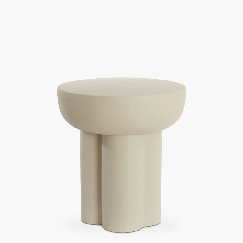 MESA LATERAL MIKOLA CREMA FORM - 3