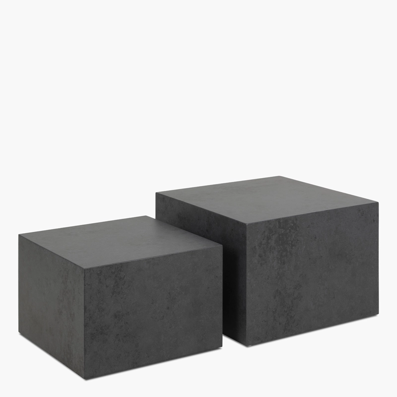 MESA DE CENTRO DICE DUO NEGRO FORM - 1