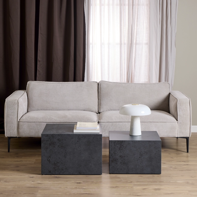 MESA DE CENTRO DICE DUO NEGRO FORM - 9