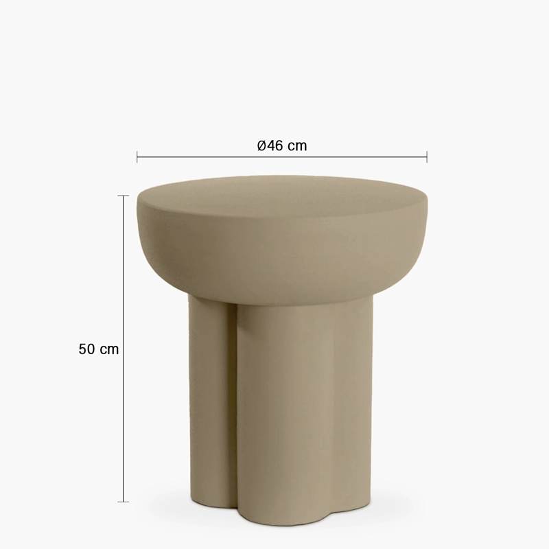 MESA LATERAL MIKOLA GRIS FORM - 6