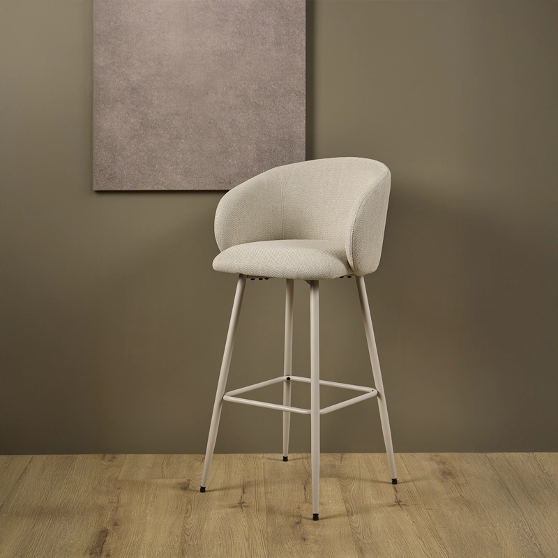 PACK 2 TABURETE ELEANOR BEIGE FORM - 2