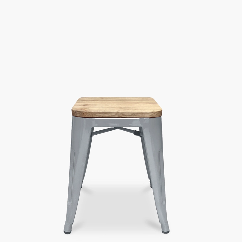 PISO TOLIX ASIENTO MADERA PLATA FORM - 1