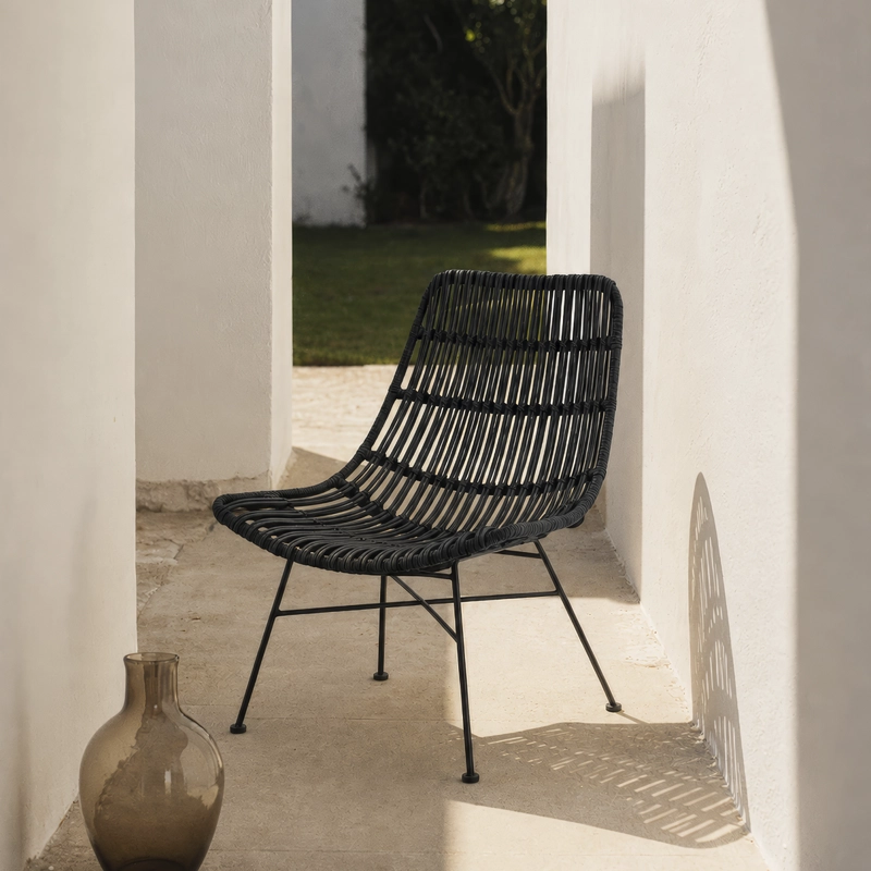 SITIAL RATAN SINTE TICO CRETA NEGRO FORM - 8
