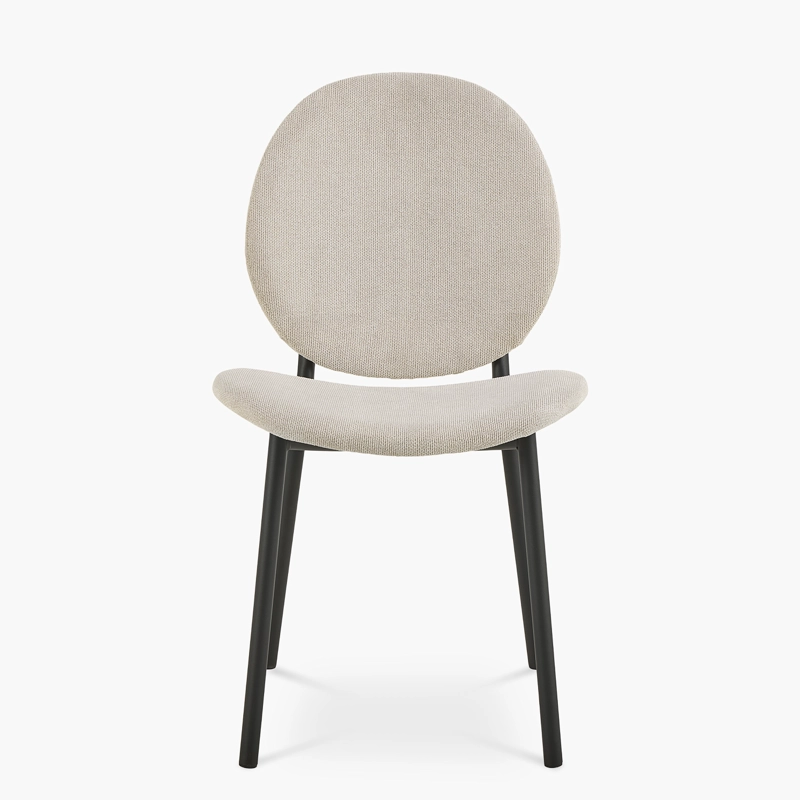 SILLA TAPIZ CLIFF BEIGE FORM - 1