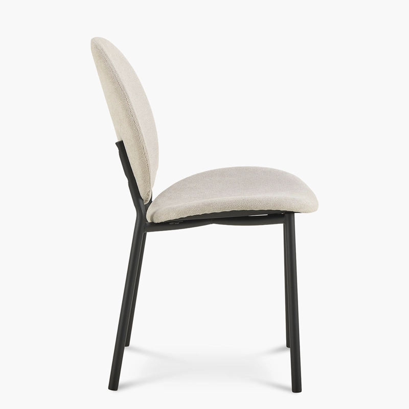 SILLA TAPIZ CLIFF BEIGE FORM - 4