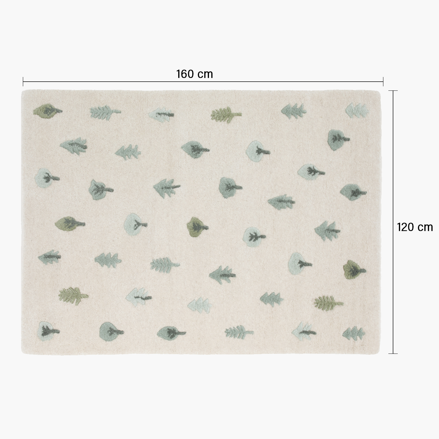 ALFOMBRA BOSQUE 120X160 FORM - 6