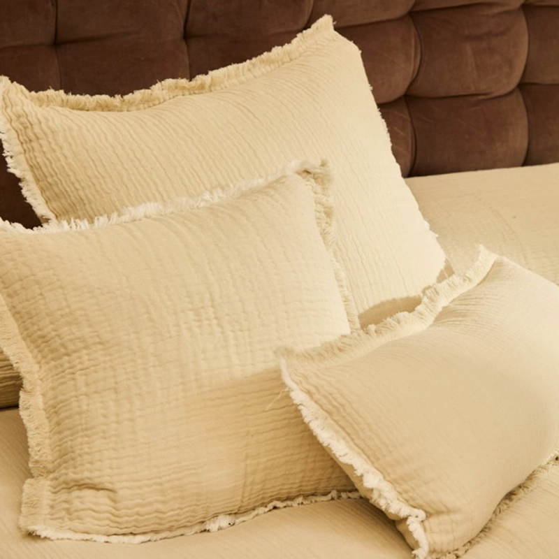 FUNDA COJIN LAYER2 60X60 CRUDO CALMA HOUSE - 2