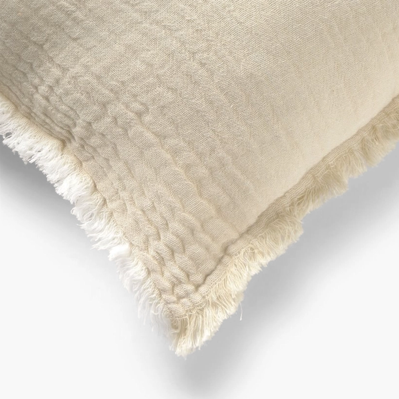 FUNDA COJIN LAYER2 60X60 CRUDO CALMA HOUSE - 3