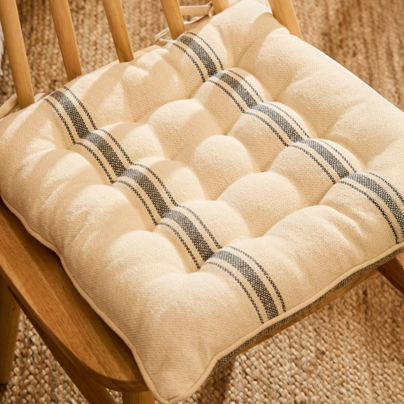COJIN DE SILLA BARI 40X40X4 GRIS OSCURO CALMA HOUSE - 2
