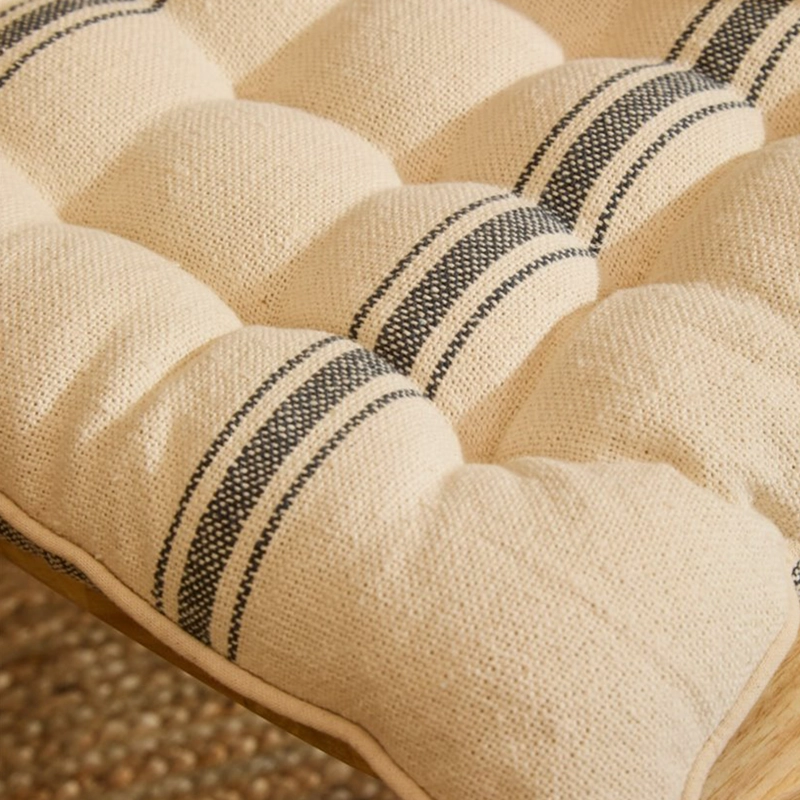 COJIN DE SILLA BARI 40X40X4 GRIS OSCURO CALMA HOUSE - 3