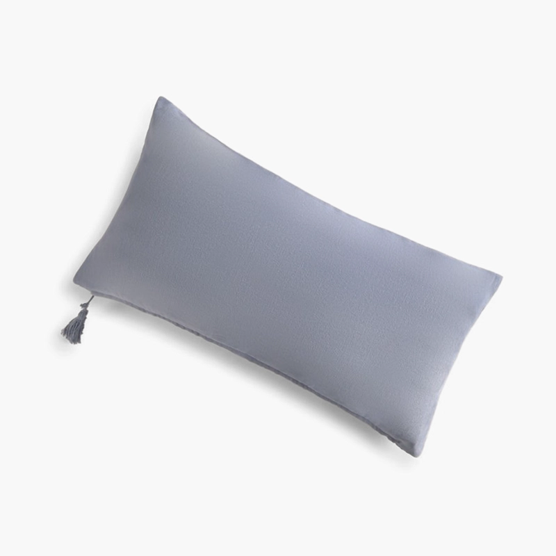 FUNDA COJIN VELUR 30X60 AZUL CALMA HOUSE - 1