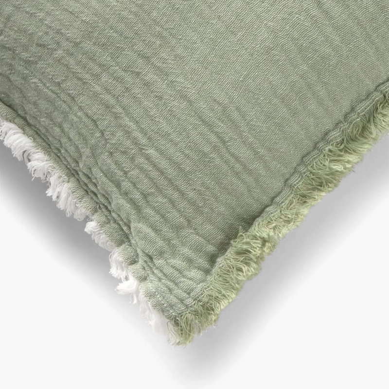 FUNDA COJIN LAYER2 45X45 VERDE CALMA HOUSE - 3