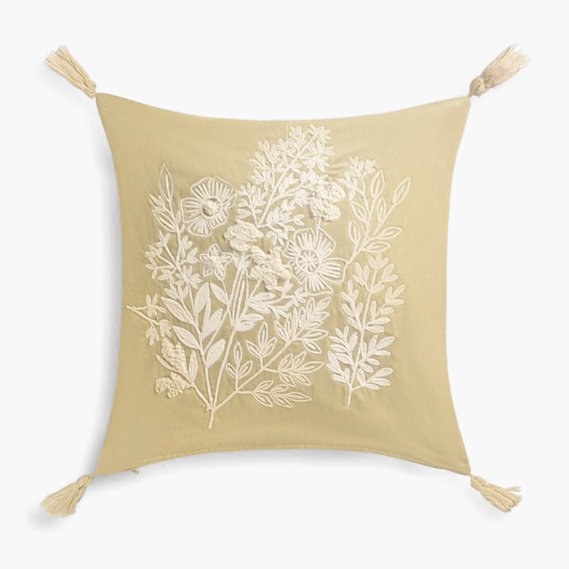 FUNDA COJIN SAKURA 45X45 CRUDO CALMA HOUSE - 1