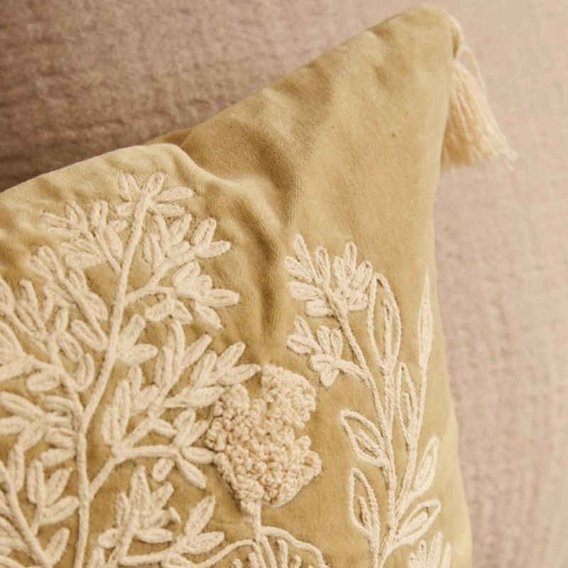 FUNDA COJIN SAKURA 45X45 CRUDO CALMA HOUSE - 5