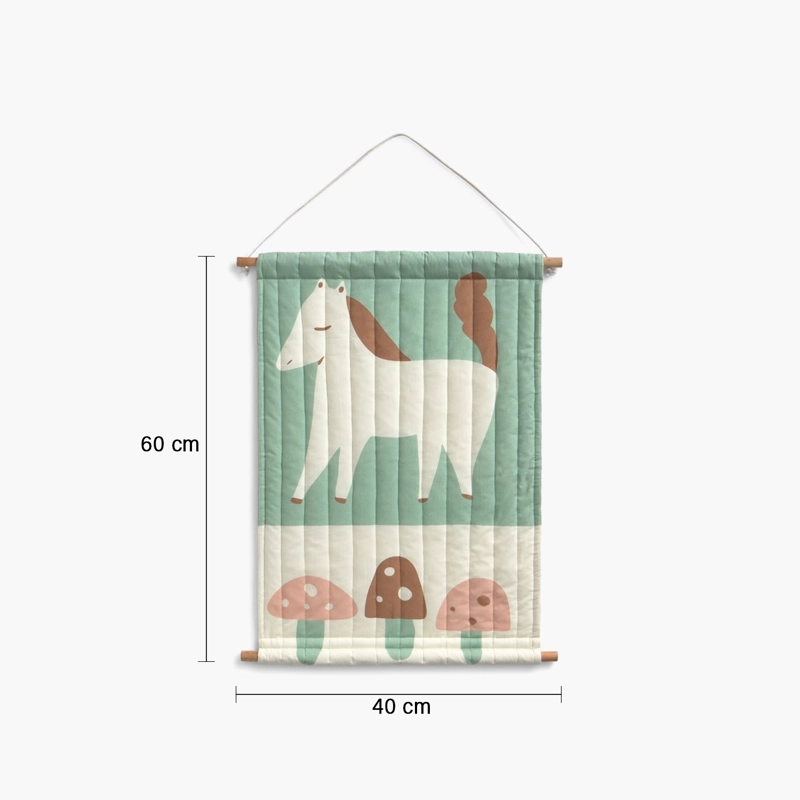 DECORACION DE PARED INFANTIL CAMP 60X40 CALMA HOUSE - 4