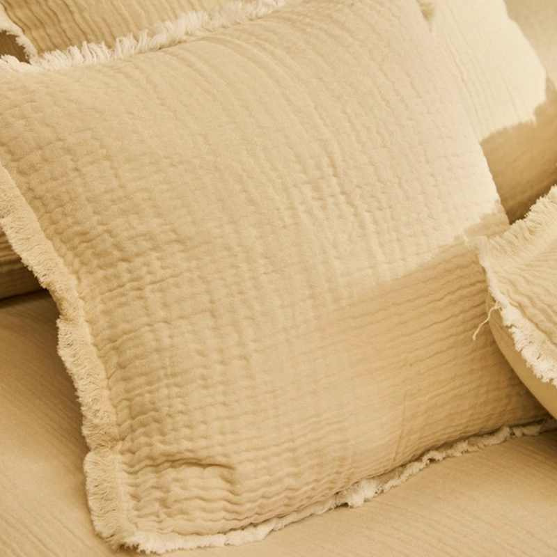 FUNDA COJIN LAYER2 45X45 CRUDO CALMA HOUSE - 2