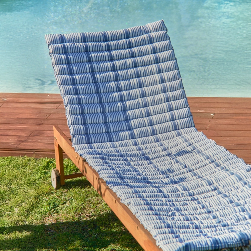 COJIN DE REPOSERA HAITI 60X175X2 AZUL CALMA HOUSE - 2