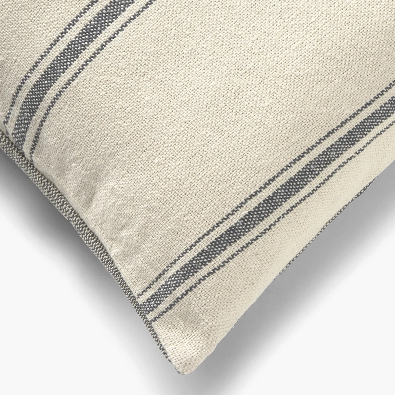 FUNDA COJIN BARI 45X45 GRIS OSCURO CALMA HOUSE - 4
