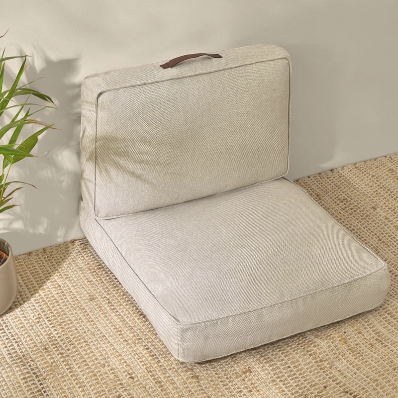 FUNDA COJIN TRICHI  60X40 GRIS TEXTURA INTERIORS - 2