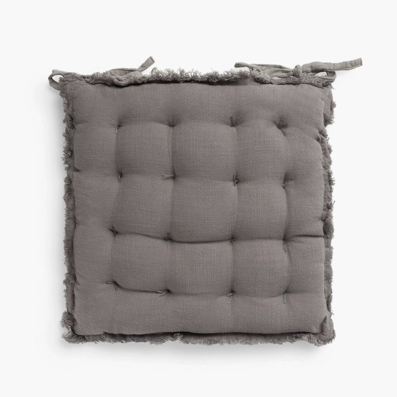 COJIN DE SILLA FLEPAD 40X43 GRIS OSCURO TEXTURA INTERIORS - 2